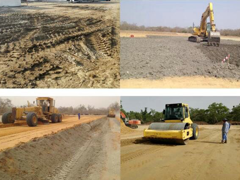 30赤道附近雨季國家油田達(dá)標(biāo)處理泥漿巖屑+沙質(zhì)土面層固化